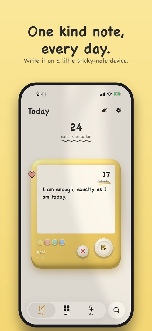 Write screen